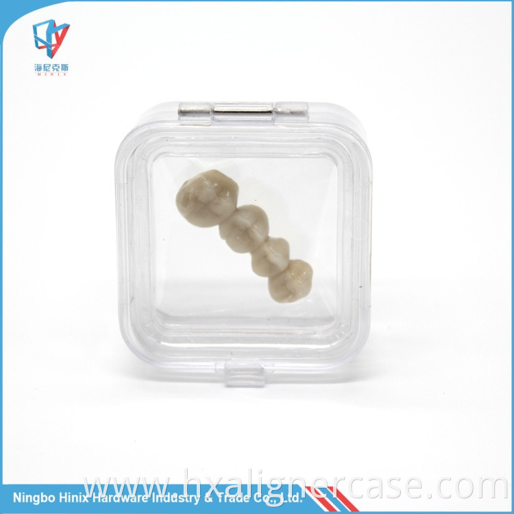 2 inch Plastic Denture Box / Protect teeth Membrane Box